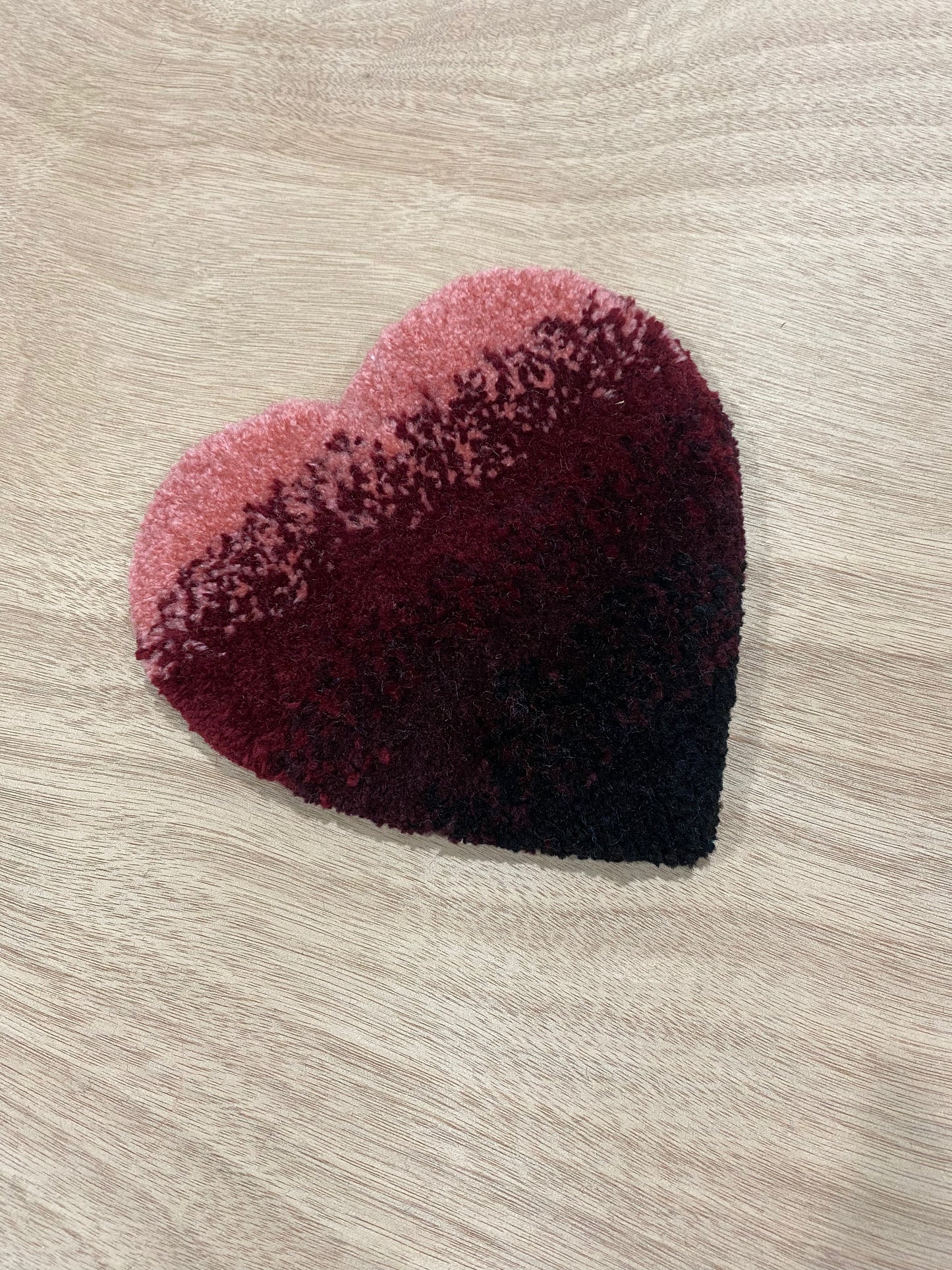 Gradient Heart Burgundy